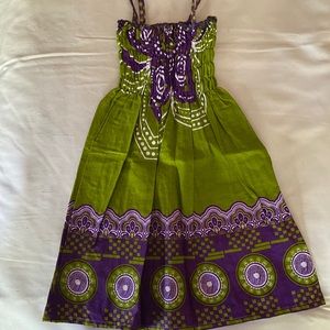 💜*host pick*💜 NEW dress-young girl. 100% cotton; cinched top; spaghetti straps